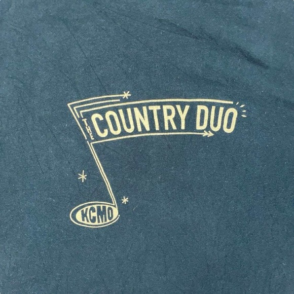 Country Duo KC/MO Graphic T-Shirt Gildan Heavy Cotton Black 2XL Music Tee‎ - Picture 4 of 8